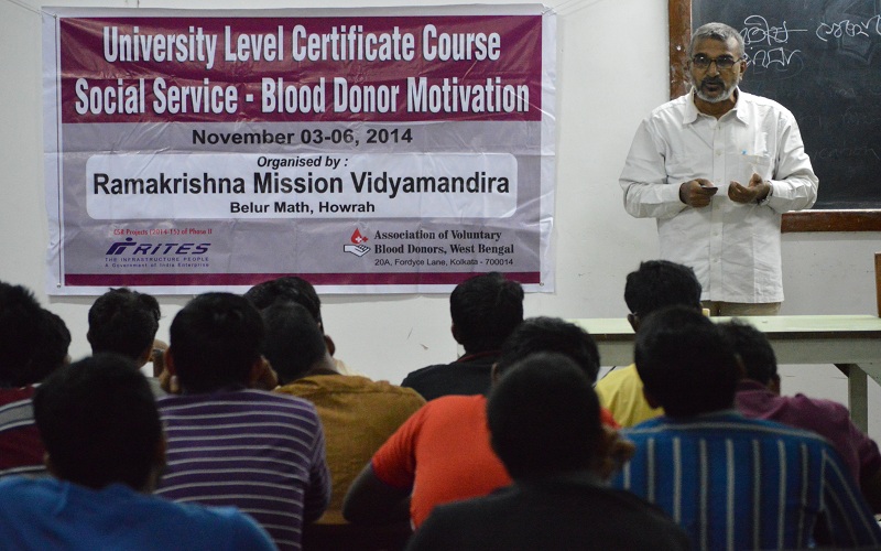 06.11.2014 Blood Donor Motivation Certificate Course